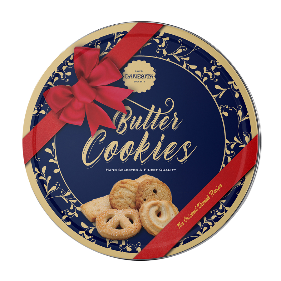 Bánh quy hộp thiếc Danesita Butter Cookies 340g