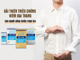 Cải thiện triệu chứng viêm đại tràng cho người uống nhiều rượu bia