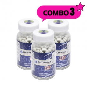 Liệu trình 03 hũ Viên uống tăng chiều cao GH Creation EX 270 viên nội địa Nhật