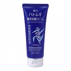 Sữa rửa mặt dưỡng ẩm ngừa mụn chiết xuất ý dĩ Hatomugi 130g