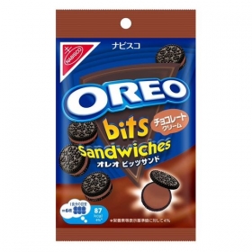 Bánh quy Oreo Bits Sandwiches nhân kem vị socola 65g