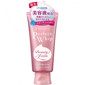 Sữa rửa mặt tạo bọt Senka Perfect Whip Collagen in 120g