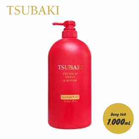 Dầu gội Tsubaki Premium Moist & Repair dưỡng ẩm cho mái tóc suôn mượt, óng ả 1000mL