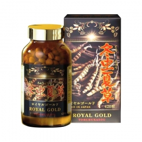 Viên uống đông trùng hạ thảo Mirai Beauty Royal Gold Tohchukasou 420 viên
