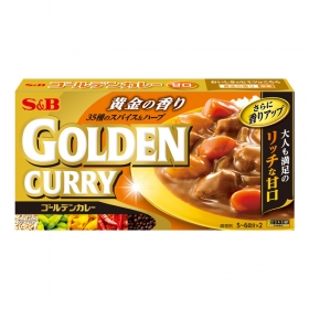 Viên cà ri cô đặc S&B Golden Curry vị ngọt 198g