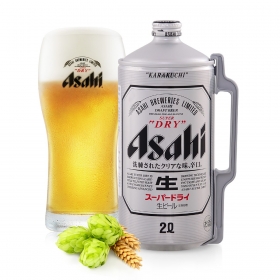 Bia Asahi Super Dry can 2L