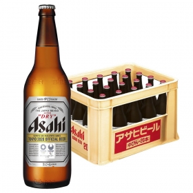 Bia tươi Asahi Super Dry chai 633mL
