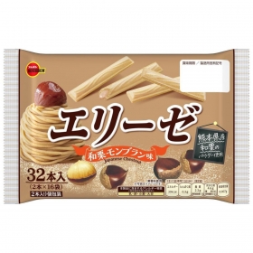 Bánh xốp que nhân kem hạt dẻ Bourbon Elise 32 thanh