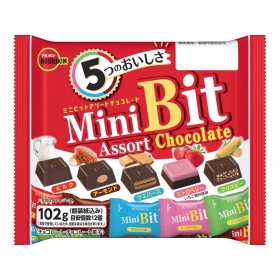 Socola tổng hợp Bourbon Mini Bit Assort Chocolate 102g