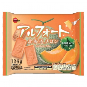 Bánh quy Bourbon Alfort socola vị dưa lưới Hokkaido 126g (theo mùa)