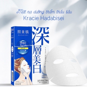 Mặt nạ dưỡng ẩm dưỡng trắng Kracie Hadabisei 5 miếng