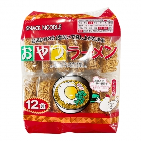 Lốc 12 gói snack mì vị gà ‎Mitsubishi Foods Snack Noodle 336g