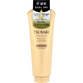Kem xả phục hồi và tạo phồng tóc Tsubaki Premium Volume & Repair Treatment 180g