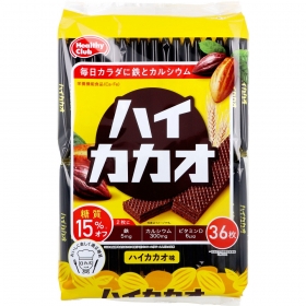 Bánh xốp bổ sung sắt và canxi Hamada Healthy Club vị cacao 36 chiếc