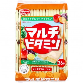 Bánh xốp Hamada Healthy Club vị trái cây tổng hợp 36 thanh