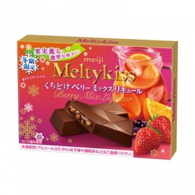 Socola Meiji Melty Kiss nhân rượu trái cây 4 viên