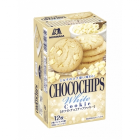 Bánh quy Morinaga Chocochips socola đen và socola trắng hộp 12 cái