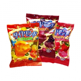 Kẹo nhẫn trái cây Yaokin vị cam, nho, dâu & cola (ngẫu nhiên)