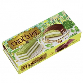 Bánh Choco Pie Lotte matcha opera hộp 6 cái