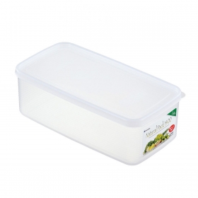 Hộp nhựa đựng thực phẩm Inomata trữ đông, trữ mát, dùng lò vi sóng 1.4L