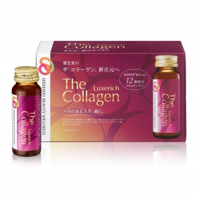 Nước uống đẹp da The Collagen Shiseido Luxerich (Hộp 10 chai x 50mL)
