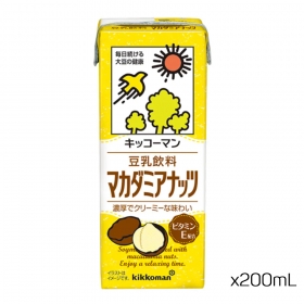 Sữa đậu nành macadamia Kikkoman 200mL nội địa Nhật
