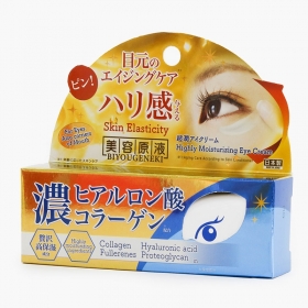 Kem mắt giảm nếp nhăn và bọng mắt Biyougeneki Highly Moisturizing Eye Cream 20g