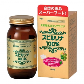 Tảo xoắn Algae Spirulina 100% nguyên chất dạng hũ 2200 viên