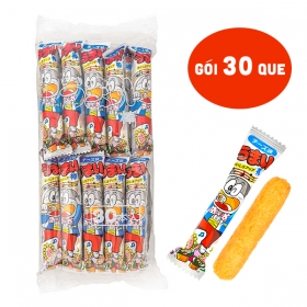 Snack que bắp Yaokin Umaibo vị phô mai gói 30 cái