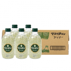 Soda Tomomasu vị dưa lưới 300mL nội địa Nhật