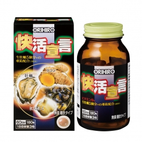 Tinh chất hàu nghệ tỏi Orihiro 180 viên - tăng cường sinh lý, hỗ trợ giải độc gan