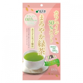Bột trà xanh dịu nhẹ không caffeine Kunitaro (giảm 50% caffeine) 100g