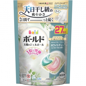 Viên giặt xả P&G Bold Gel Ball 4D hương Sparkling White Tea & Floral túi 27 viên