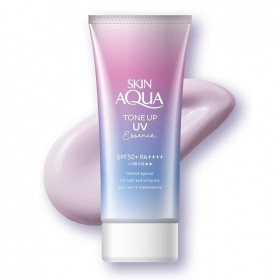 Kem chống nắng nâng tông Rohto Skin Aqua Tone Up UV SPF 50+/PA++++ (tím)