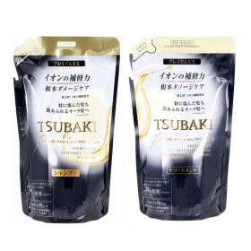 Gội xả Tsubaki phục hồi chuyên sâu Premium EX Intensive Repair túi refill 330mL