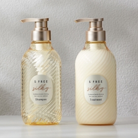 Dầu gội / Dầu xả dưỡng tóc suôn mượt vào nếp C-ROLAND S Free Silky 480mL