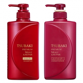 Gội xả dưỡng ẩm Shiseido Tsubaki Premium Moist & Repair nội địa Nhật