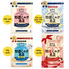Kẹo sữa UHA Mikakuto High Conc. nội địa Nhật (4 vị)