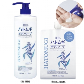 Sữa tắm chiết xuất ý dĩ Hatomugi The Body Soap nội địa Nhật
