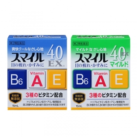 Nước nhỏ mắt vitamin B6,A,E Lion Smile 40 EX 15mL