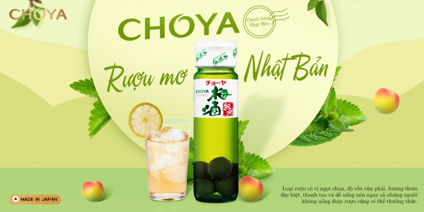 Rượu mơ Choya Kishu